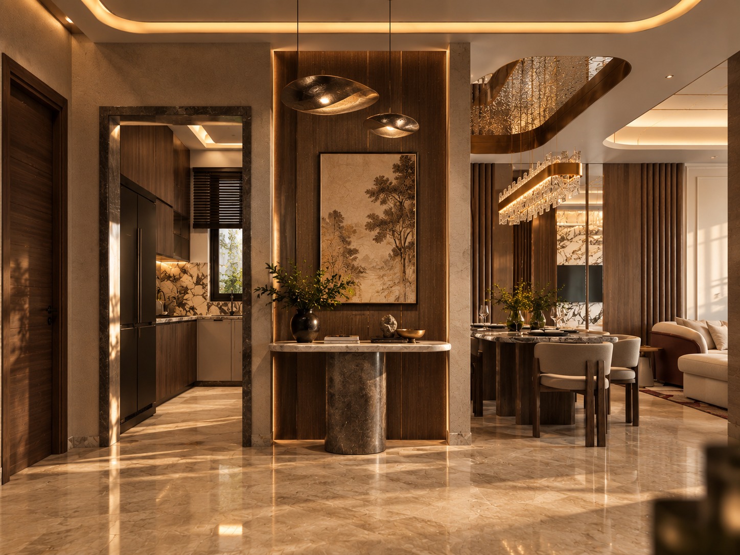 Imperial entrance interior design study